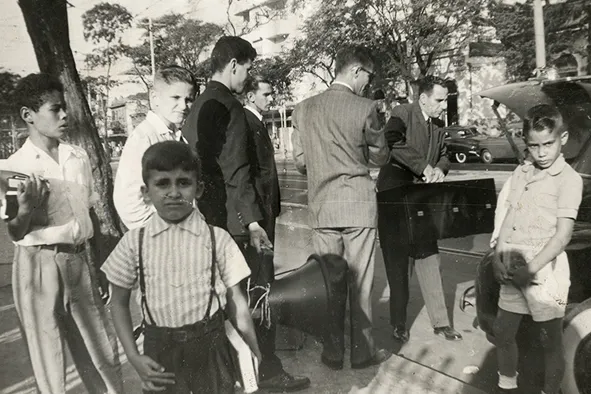 Trabalho de evangelização da igreja na década de 1960