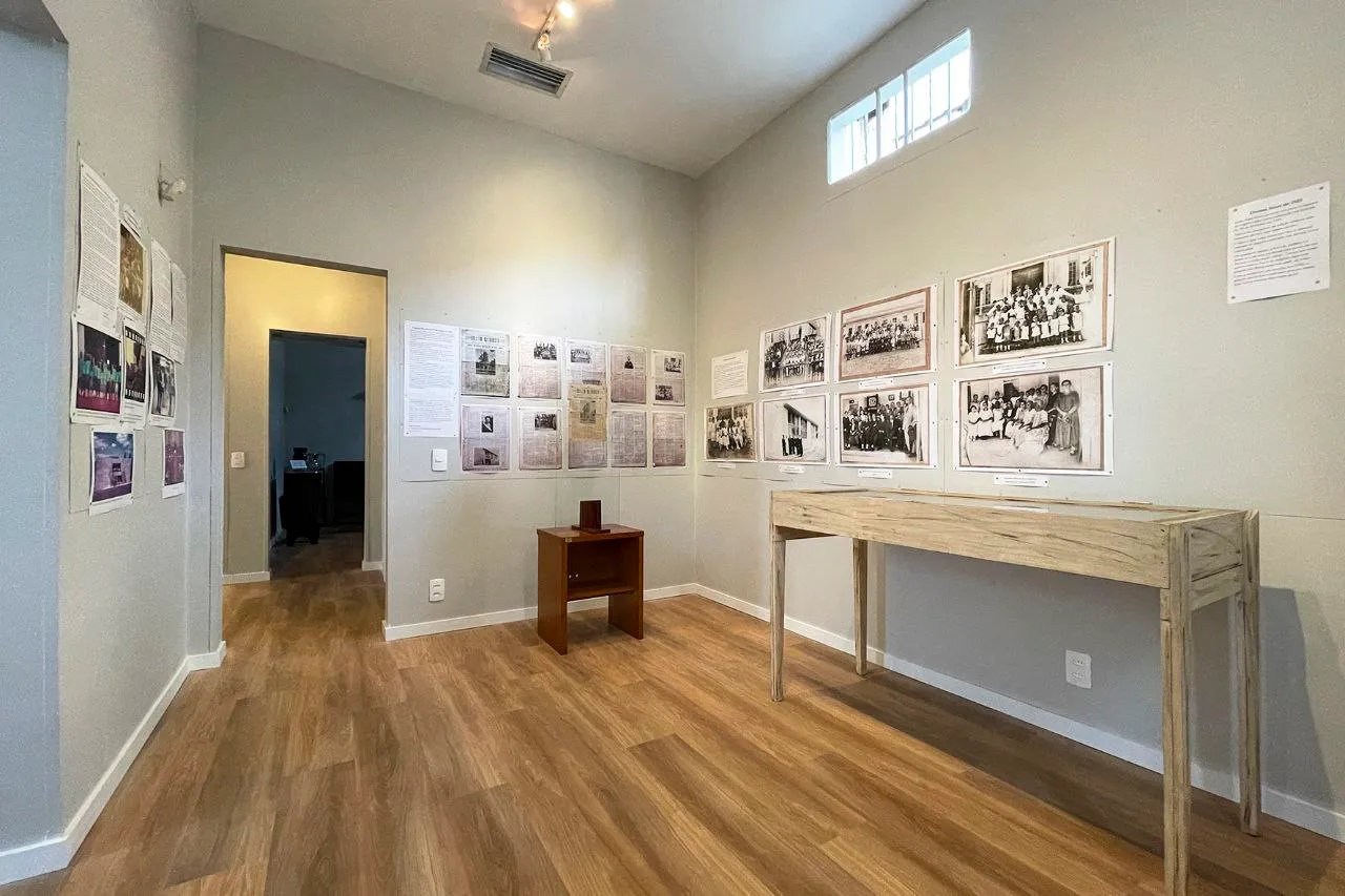 Sala 2 do Espaço Memória, com a exposição A Vila de 1925