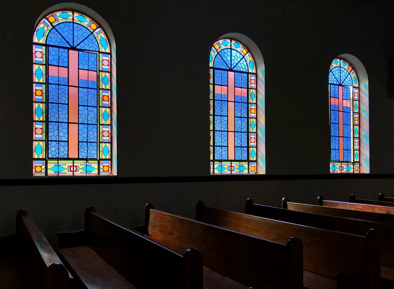 Os vitrais de nosso templo